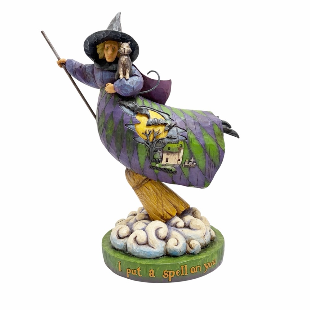 Jim Shore | Witch Figurine “I Put A Spell On You” Original Box Halloween